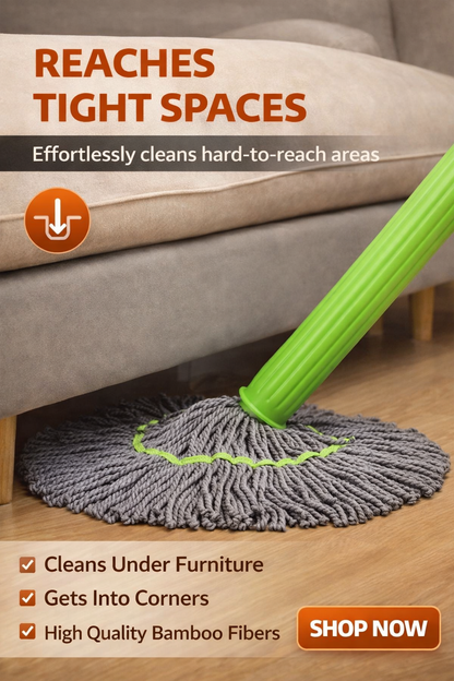 Premium Microfiber Floor Cleaning Mop – Durable & Easy to Use