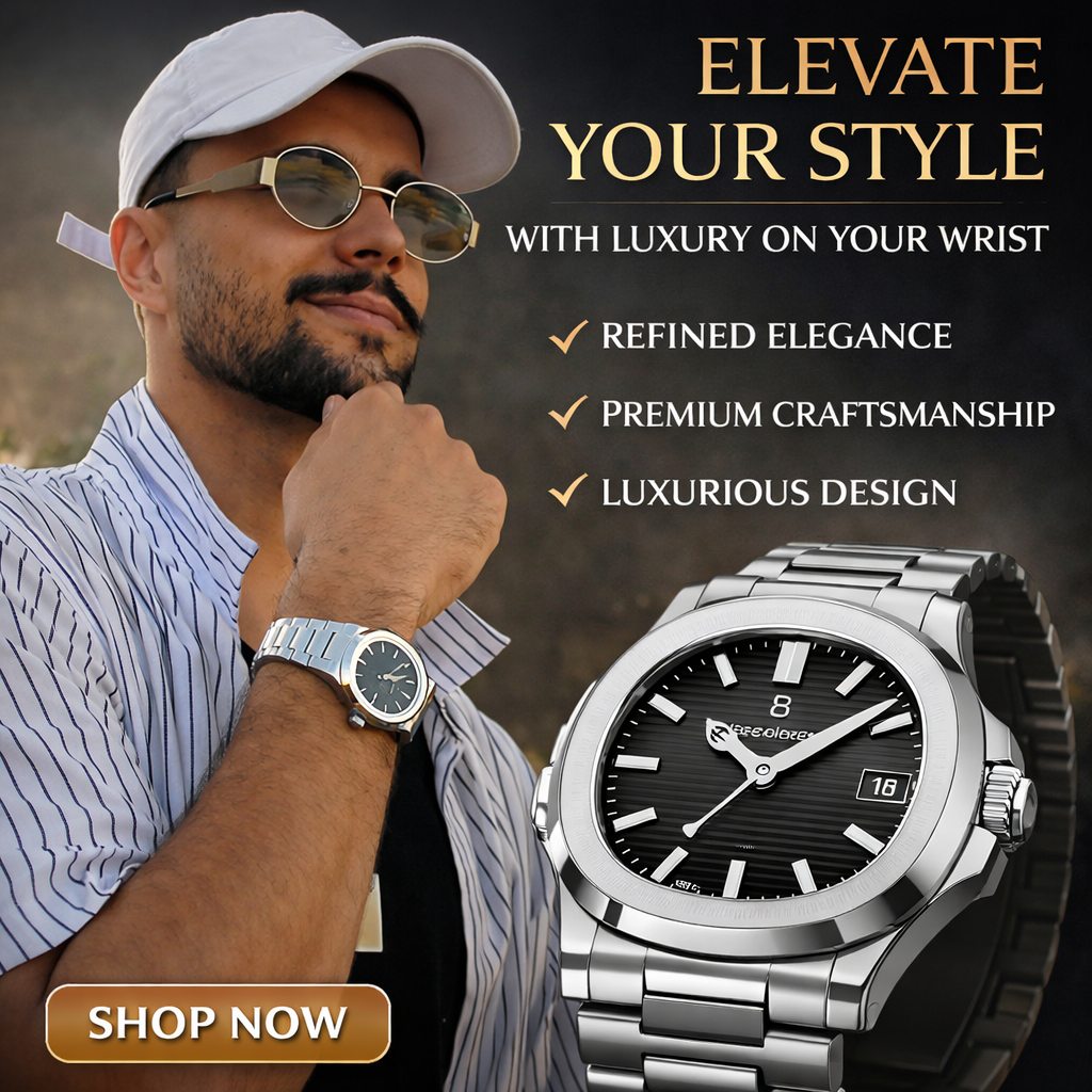 Luxury Stainless Steel Watch